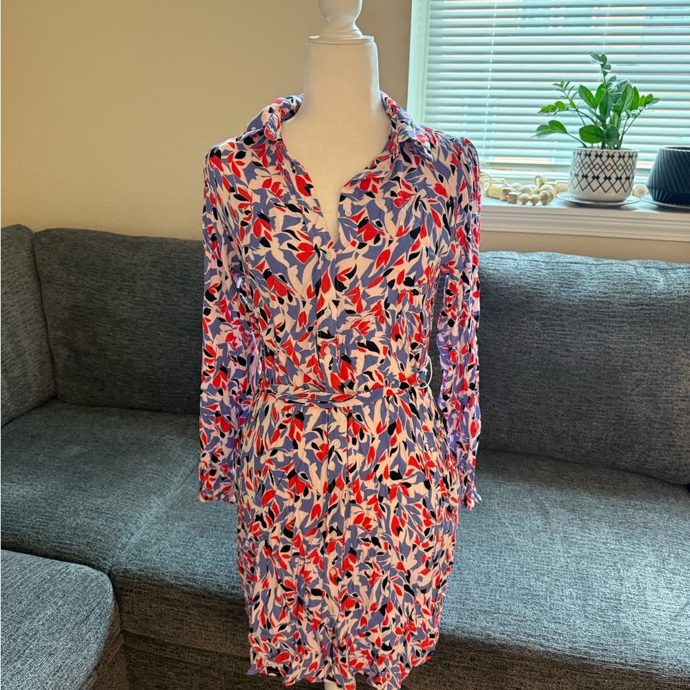 Well Worn Colorful Floral Dress